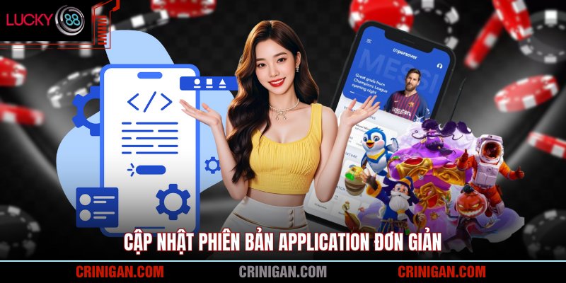 Cập nhật phiên bản application đơn giản