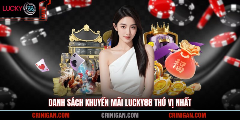 Danh sách khuyến mãi Lucky88 thú vị nhất